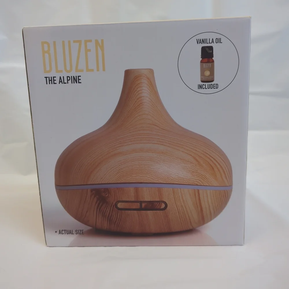 The Alpine Wood Grain Aroma Diffuser - Light Brown